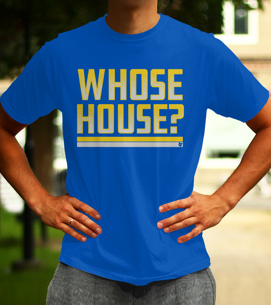Los Angeles Rams Whose House Blue T-Shirt