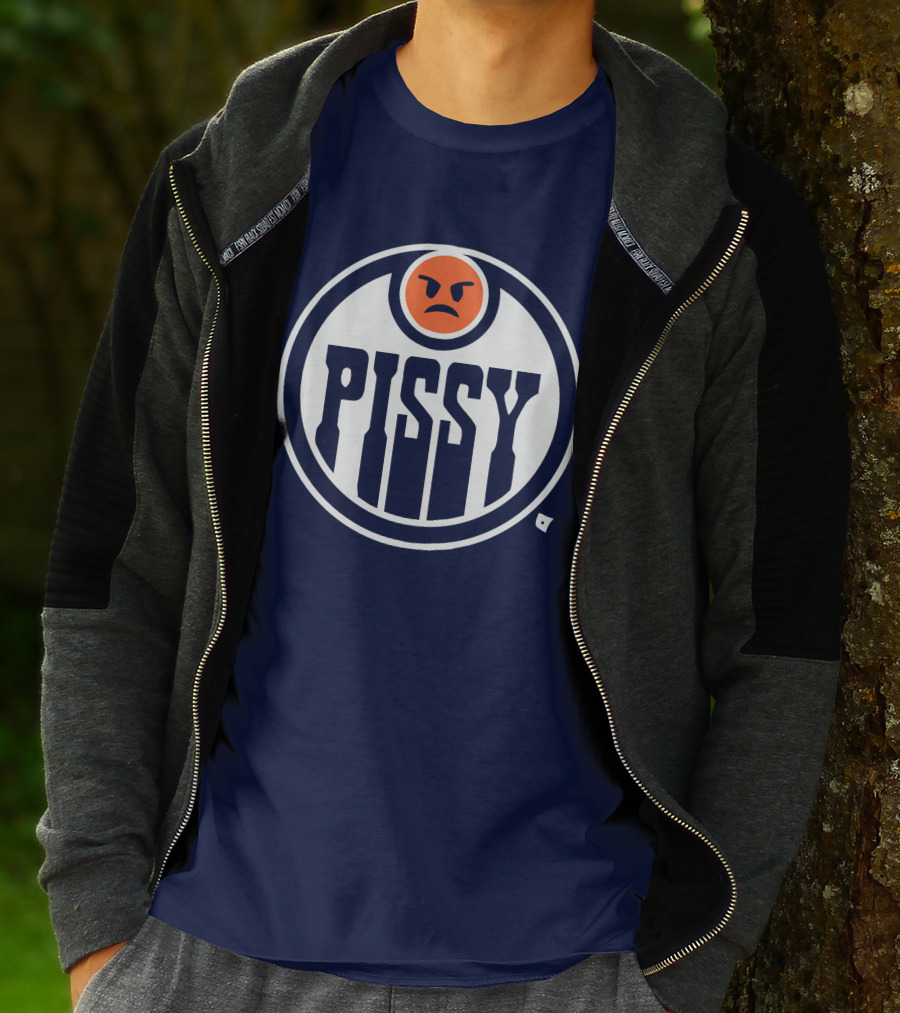 Pissy Emoticon Oilers T-Shirt