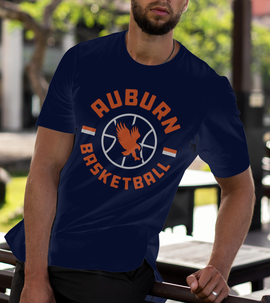 Auburn Basketball Eagle Hoop T-Shirt