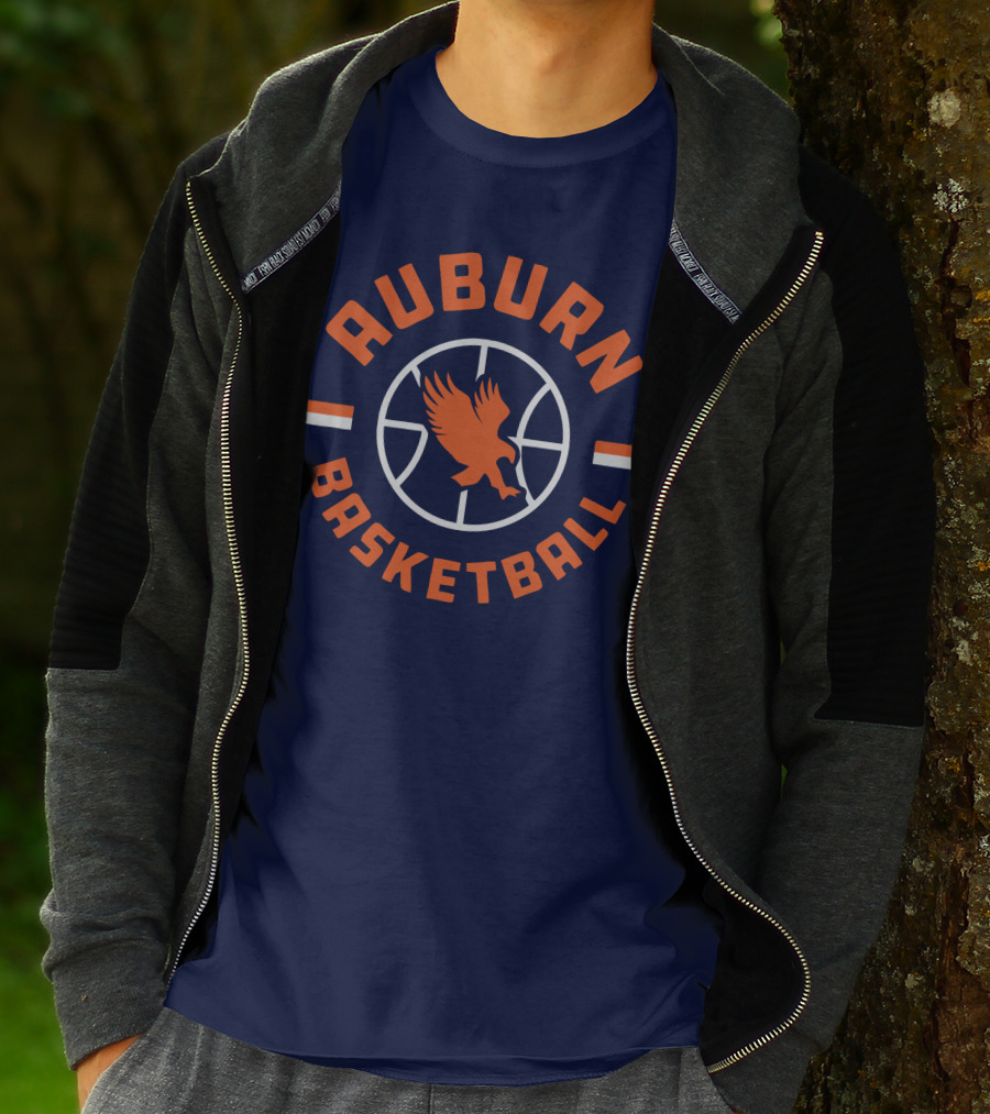 Auburn Basketball Eagle Hoop T-Shirt