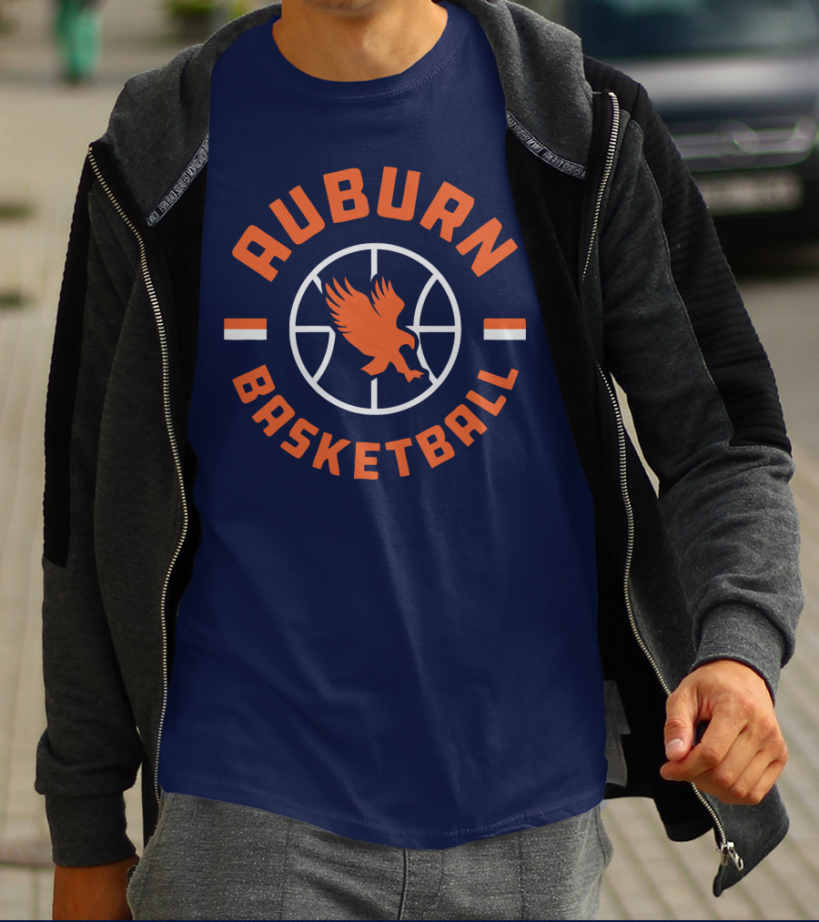 Auburn Basketball Eagle Hoop T-Shirt