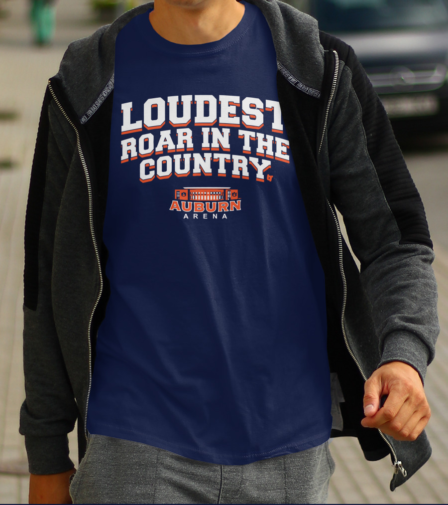 Loudest Roar In The Country Auburn Arena T-Shirt