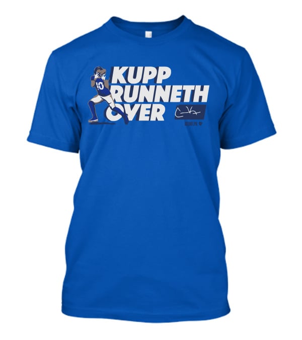 Kupp Runneth Over Cooper Kupp NFLPA 10 Football Player T-Shirt