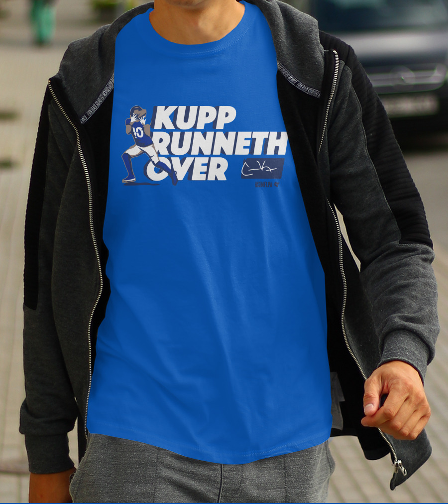 Kupp Runneth Over Cooper Kupp NFLPA 10 Football Player T-Shirt