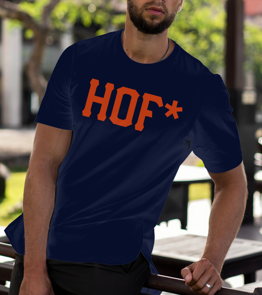 HOF* Navy Orange T-Shirt