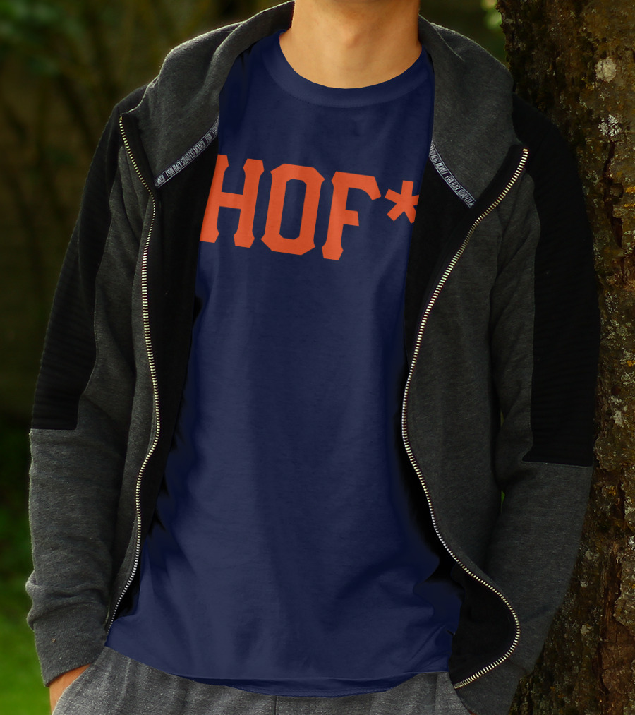 HOF* Navy Orange T-Shirt