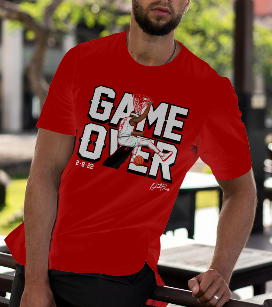 Davonte Devo Davis Game Over Dunk 2-8-22 Signature T-Shirt