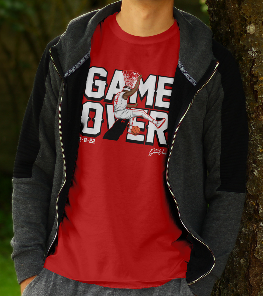 Davonte Devo Davis Game Over Dunk 2-8-22 Signature T-Shirt