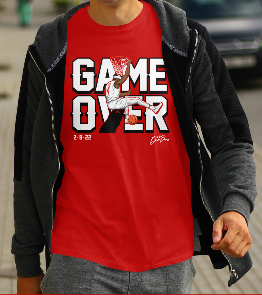 Davonte Devo Davis Game Over Dunk 2-8-22 Signature T-Shirt