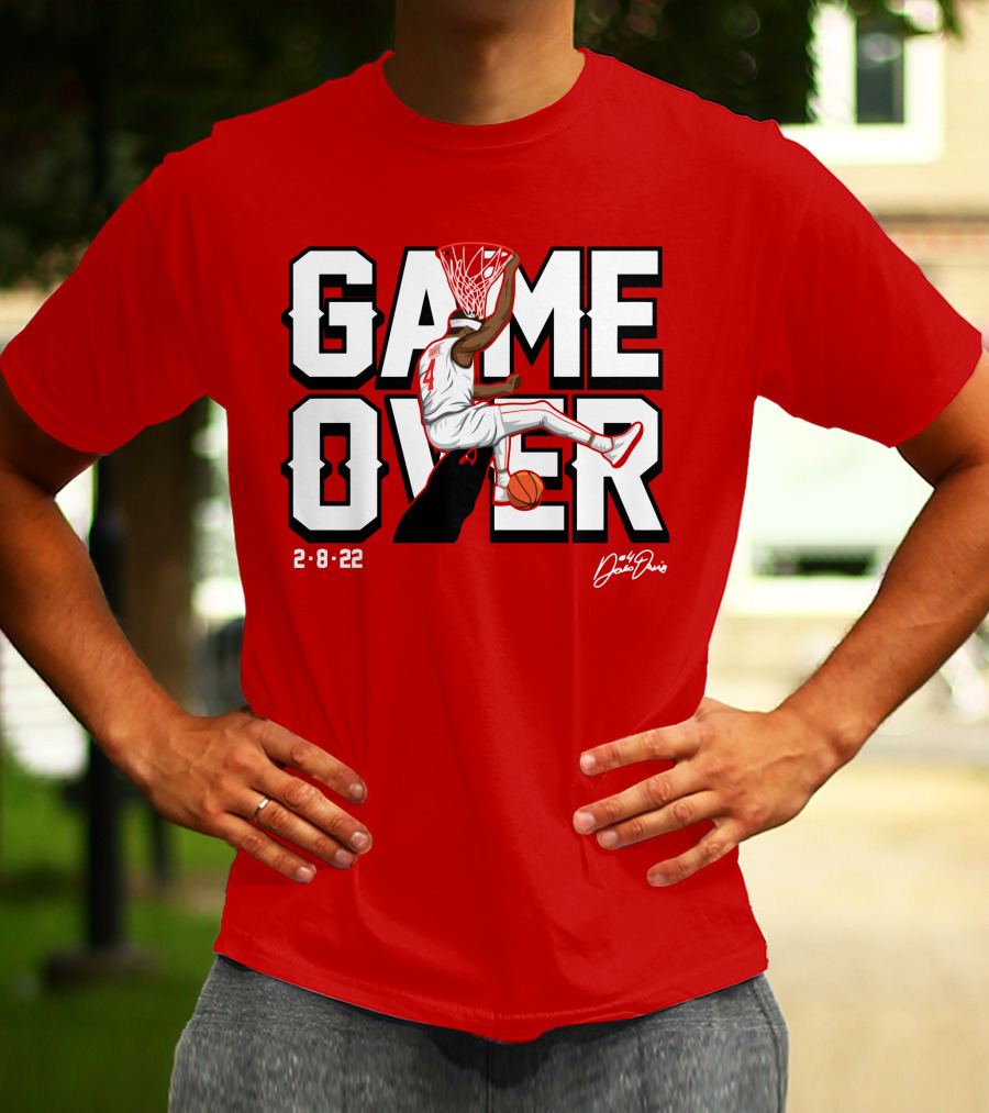 Davonte Devo Davis Game Over Dunk 2-8-22 Signature T-Shirt