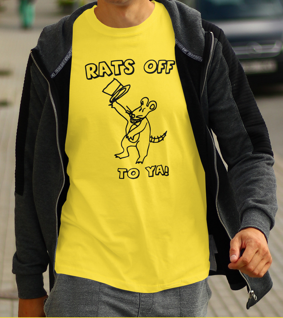 Rats Off To Ya Dancing Rat Top Hat T-Shirt