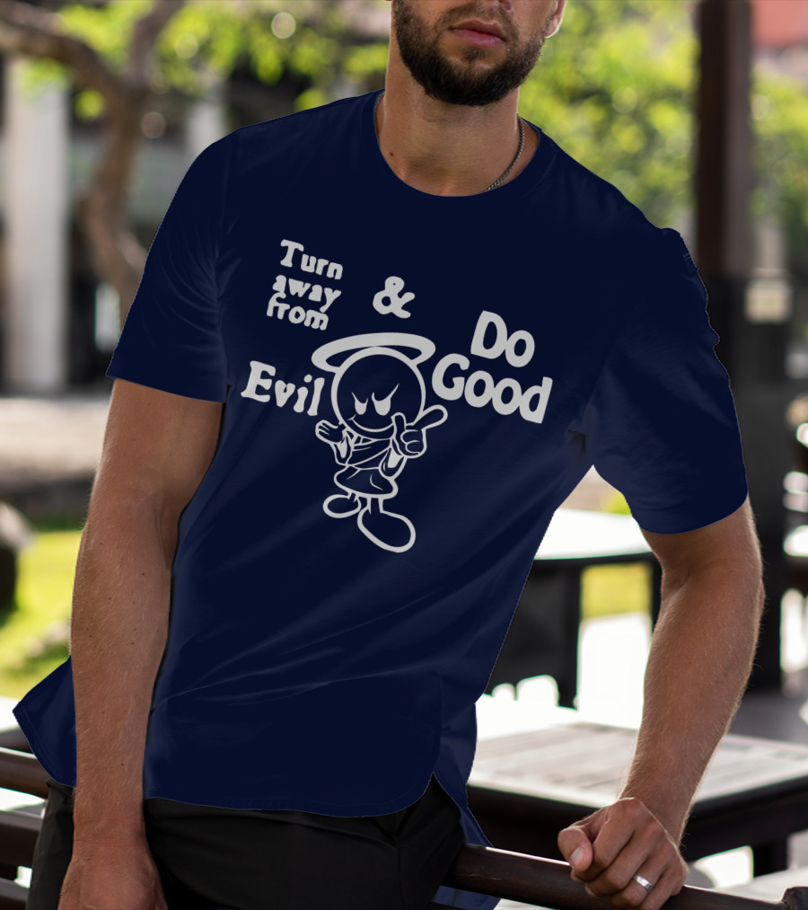 Turn Away From Evil And Do Good Halo Character T-Shirt