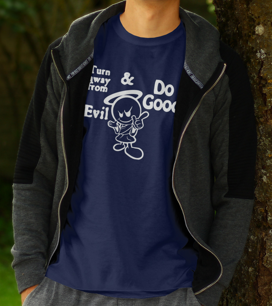 Turn Away From Evil And Do Good Halo Character T-Shirt