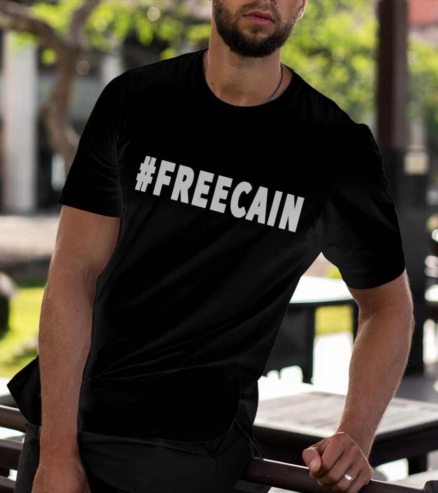 FreeCain Text T-Shirt
