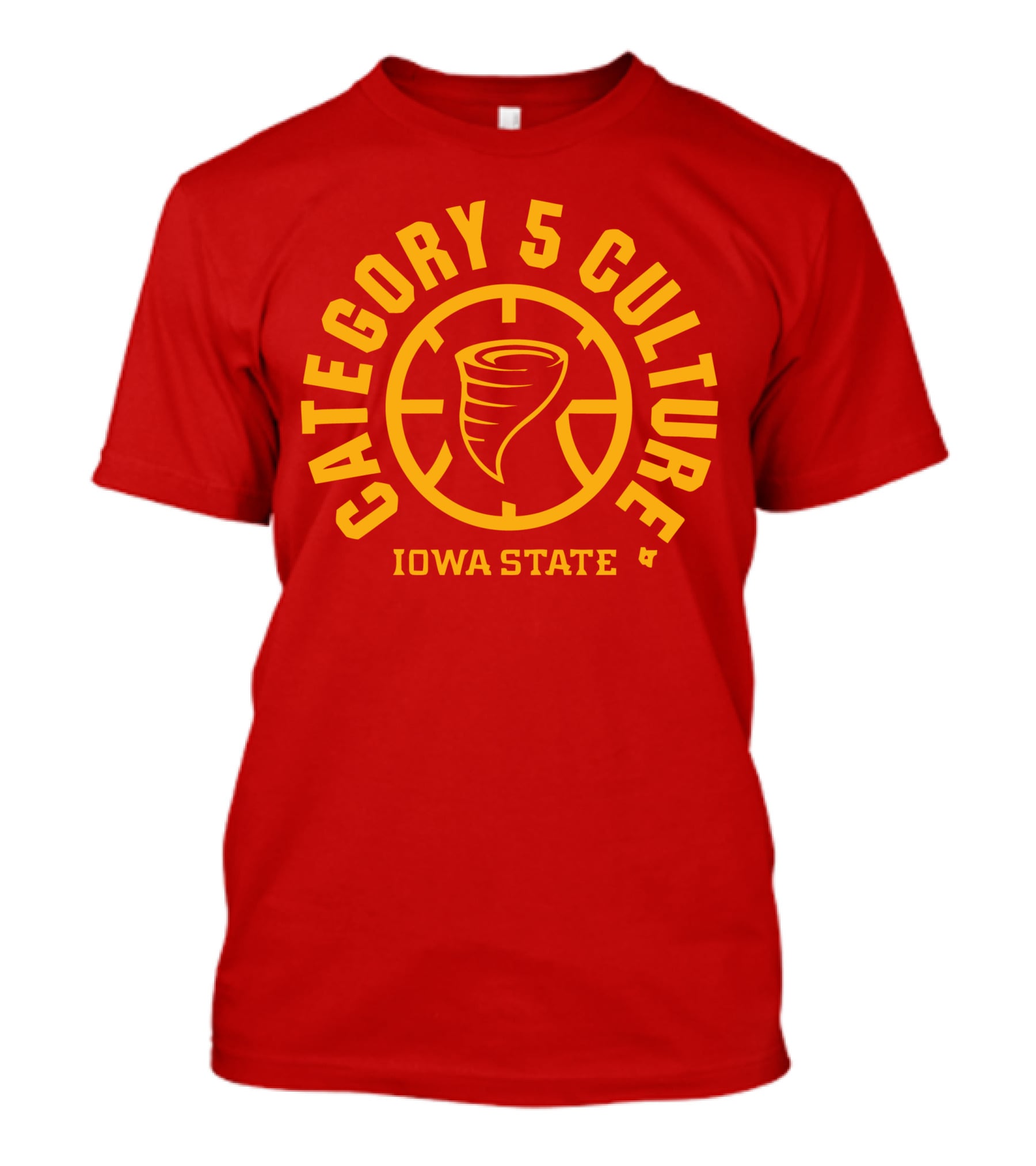 Iowa State Cyclones Category 5 Culture Tornado Emblem T-Shirt