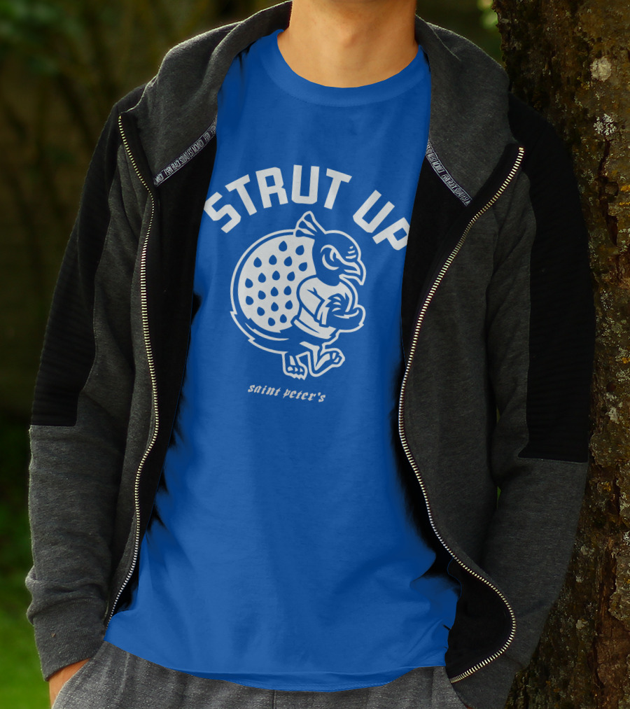 Strut Up Saint Peter's Basketball T-Shirt