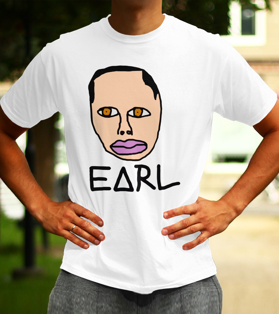 Earl Sweatshirt Odd Future Free Earl Face Drawing T-Shirt