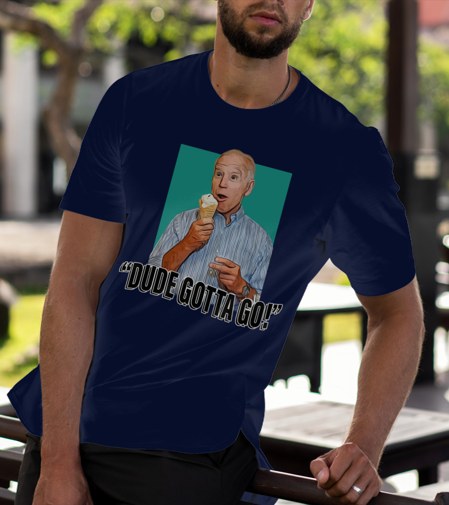 Dude Gotta Go Ice Cream Reaction T-Shirt