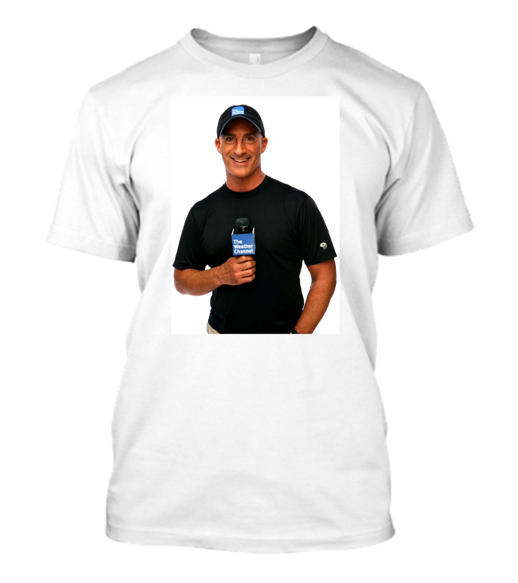 Jim Cantore The Weather Channel Mic And Cap T-Shirt