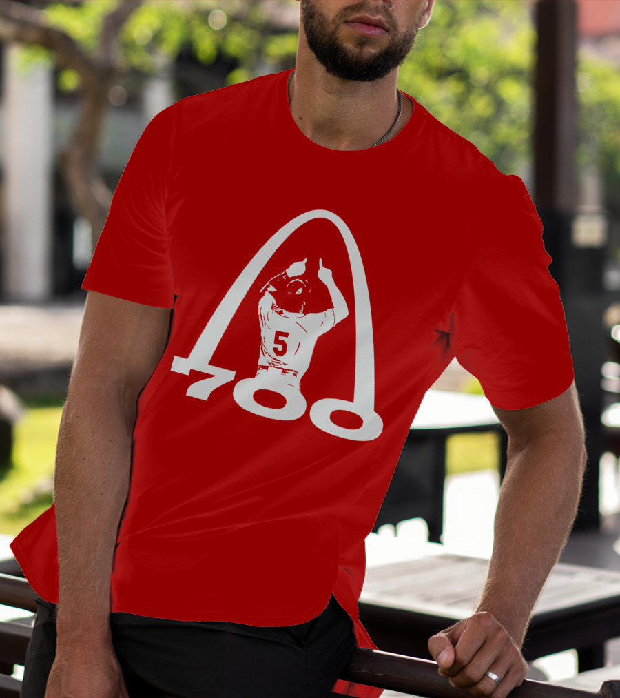 700 Baseball Arch Number 5 T-Shirt