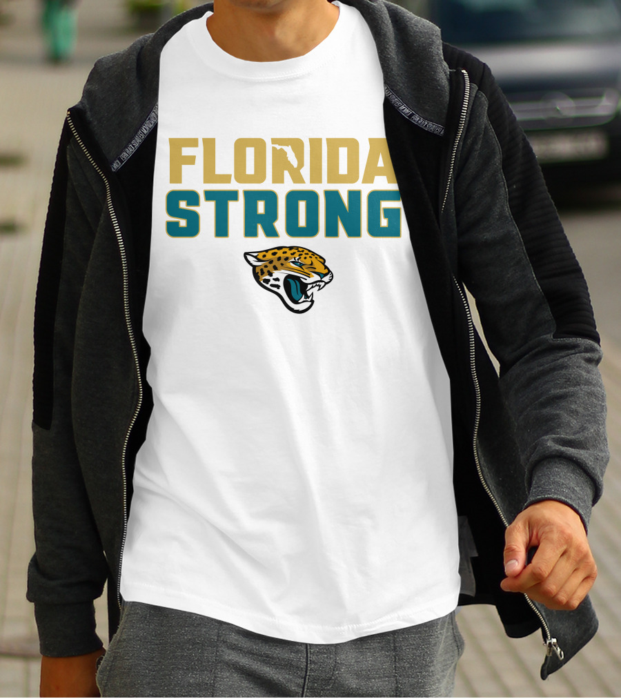Florida Strong Jacksonville Jaguars Fan Gear T-Shirt