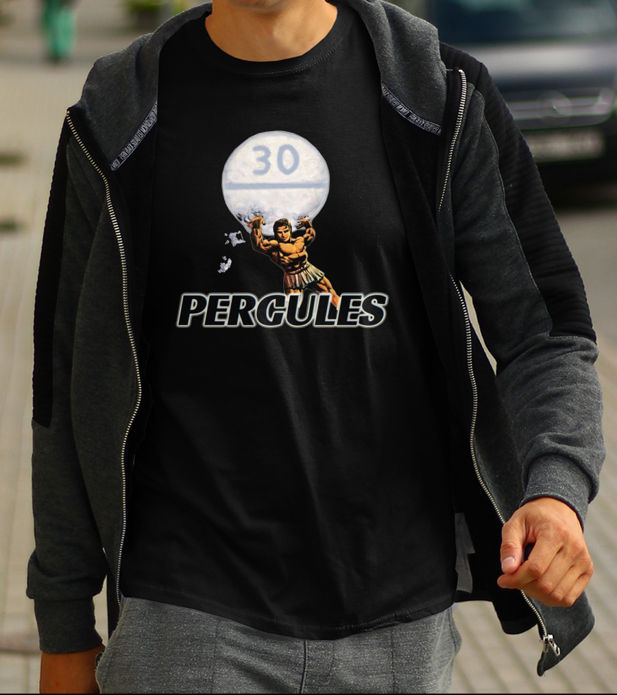 PERCULES Strongman Lifting 30 Pill T-Shirt