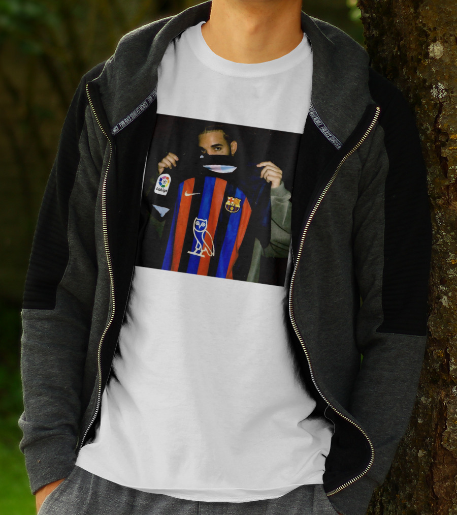 Drake Barcelona La Liga OVO FC Barcelona Jersey T-Shirt