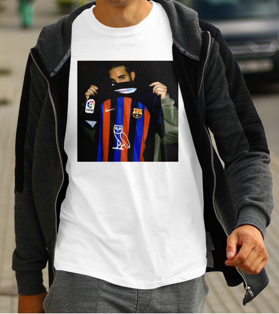 Drake Barcelona La Liga OVO FC Barcelona Jersey T-Shirt