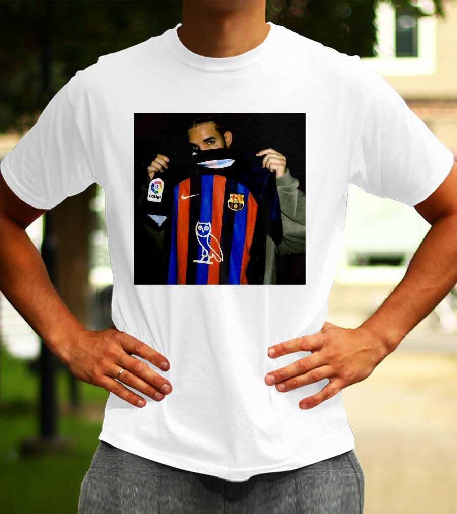 Drake Barcelona La Liga OVO FC Barcelona Jersey T-Shirt