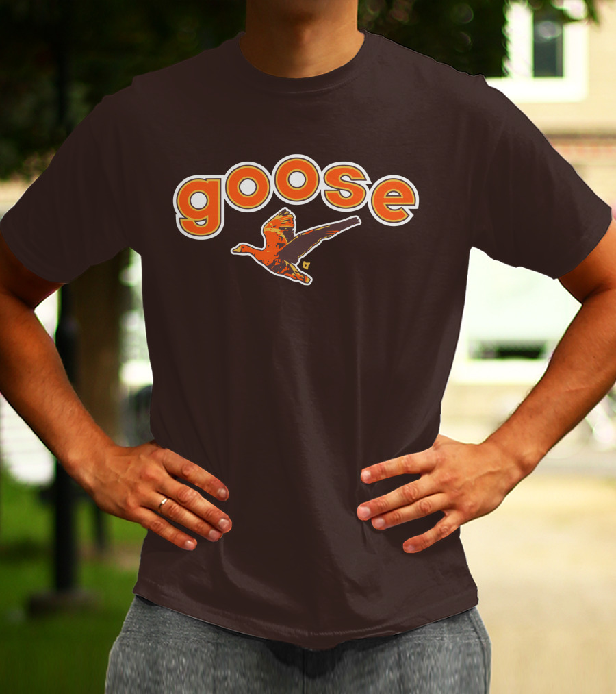 Goose Padres Brown And Orange T-Shirt