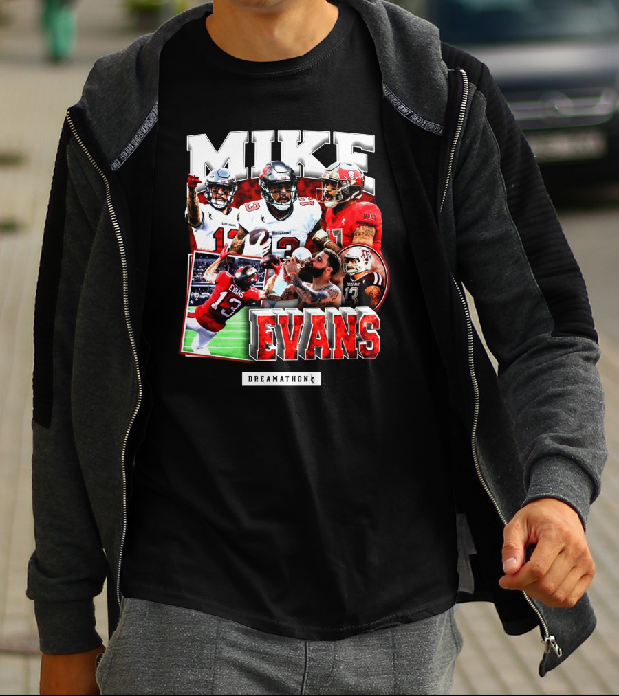 MIKE EVANS DREAMATHON FOOTBALL PHOTOS COLLAGE T-Shirt