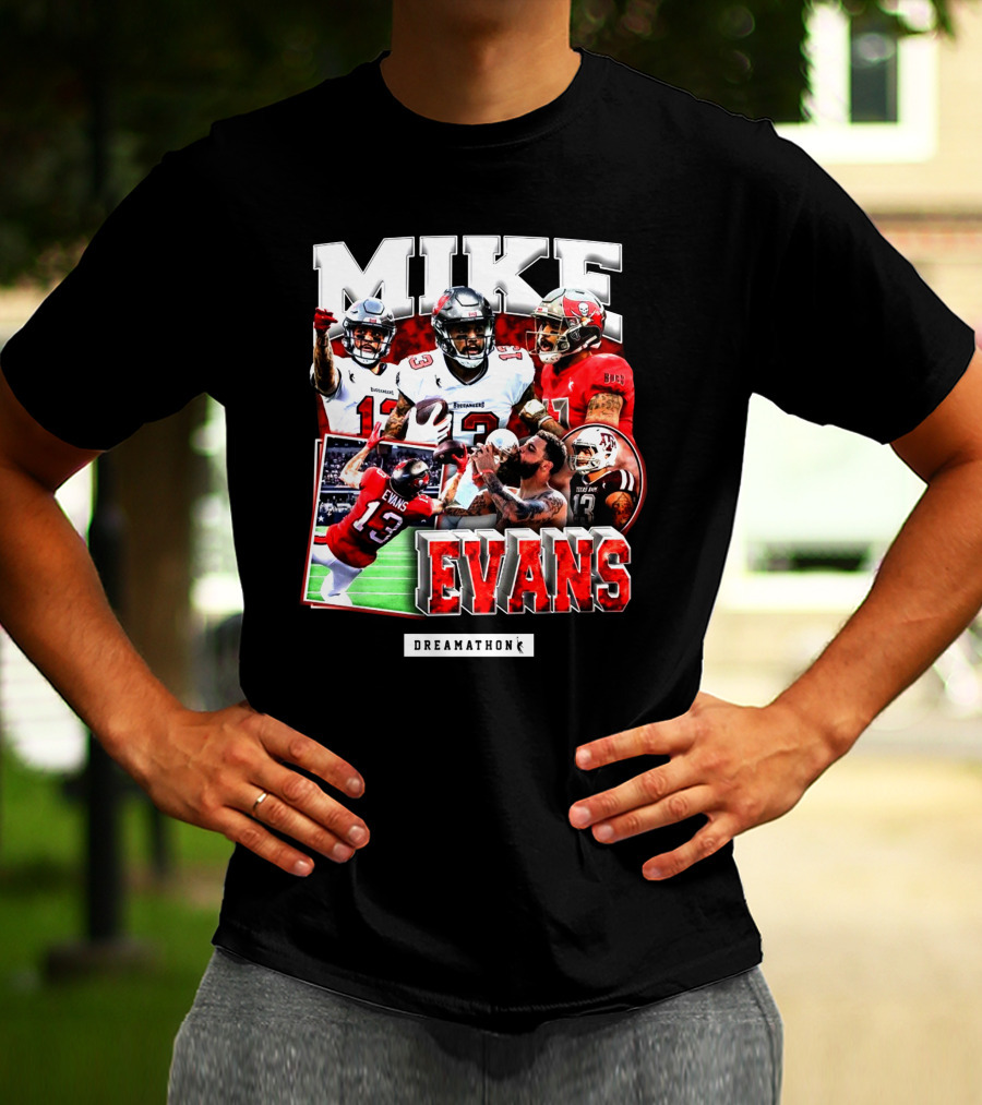 MIKE EVANS DREAMATHON FOOTBALL PHOTOS COLLAGE T-Shirt