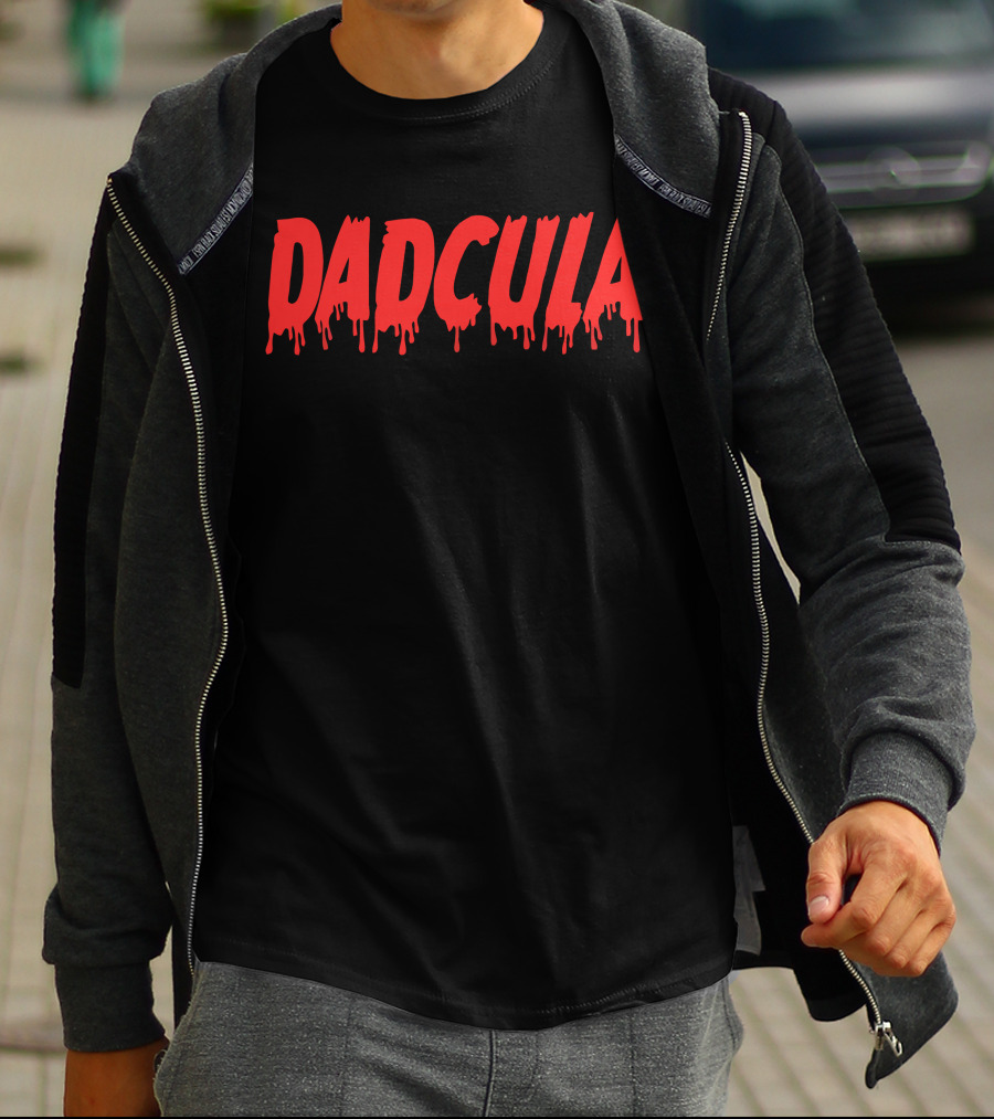 DADCULA Red Spooky Dripping Halloween T-Shirt