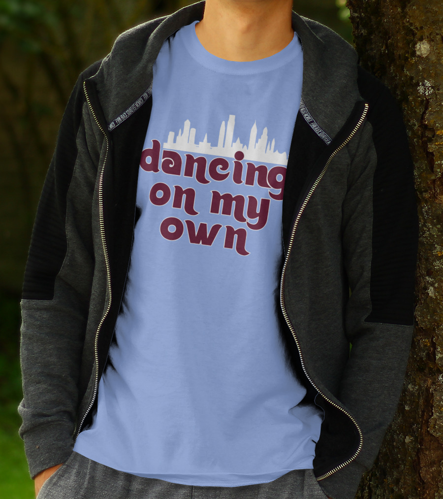 Phillies Dancing On My Own City Skyline T-Shirt