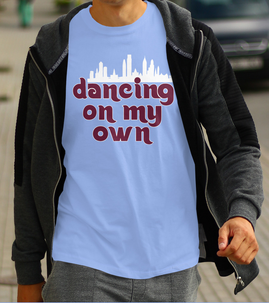 Phillies Dancing On My Own City Skyline T-Shirt