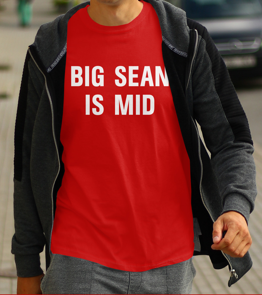 Big Sean Is Mid Statement In T-Shirt