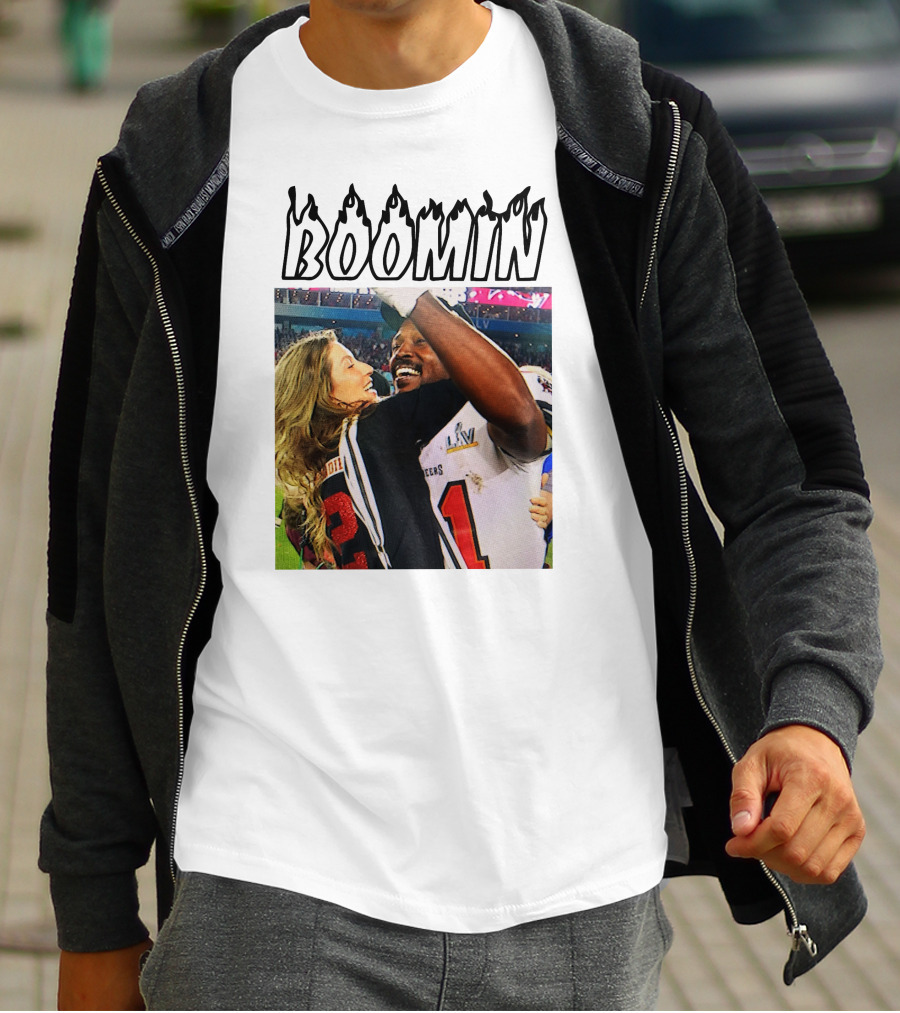 Boomin Antonio Brown Gisele NFL T-Shirt