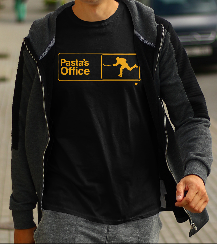 David Pastrnak Pasta's Office Hockey T-Shirt