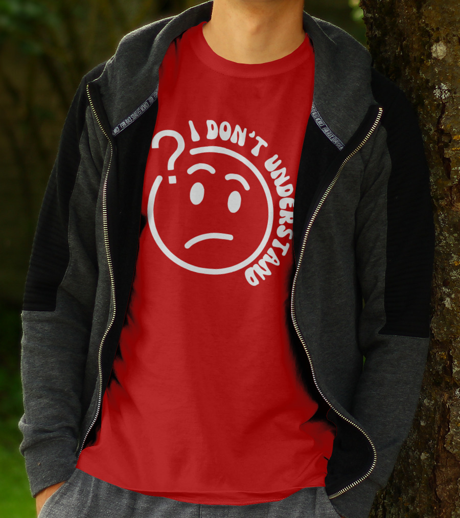 I Don’t Understand Question Mark Face Cropped T-Shirt