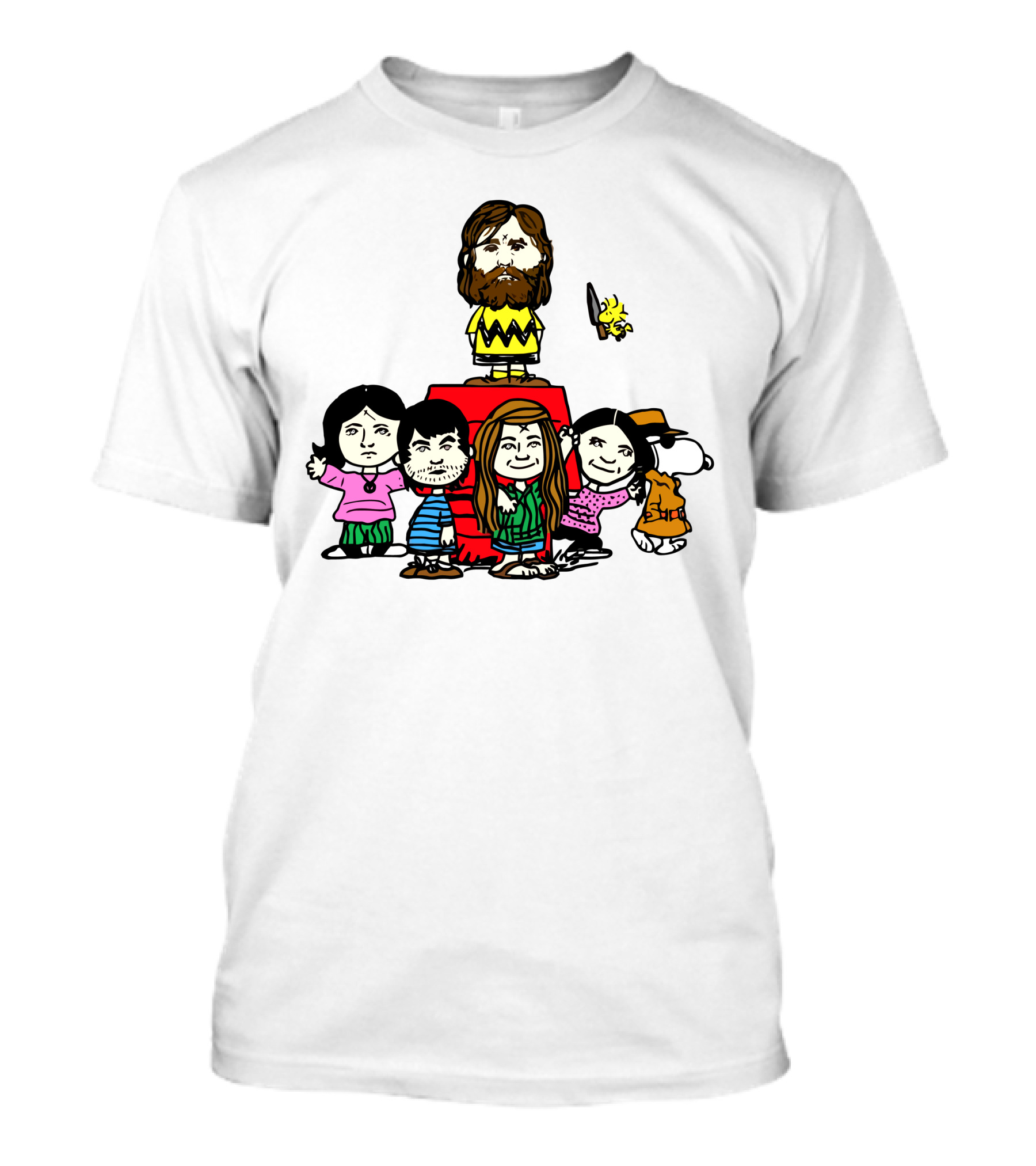 Charlie Manson And Spooky Peanuts T-Shirt