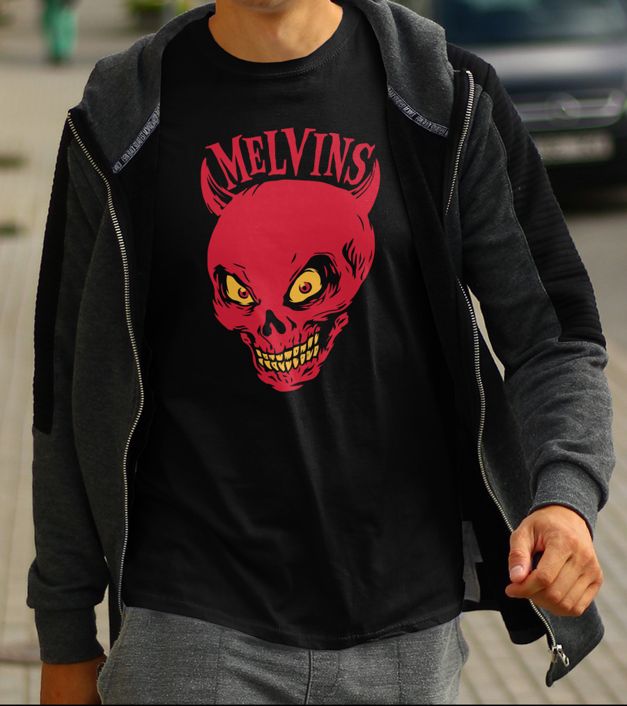 Melvins Red Devil Skull T-Shirt