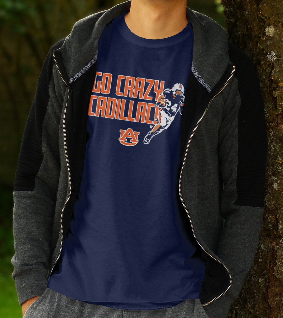 Auburn Football Go Crazy Cadillac Running Back 24 T-Shirt