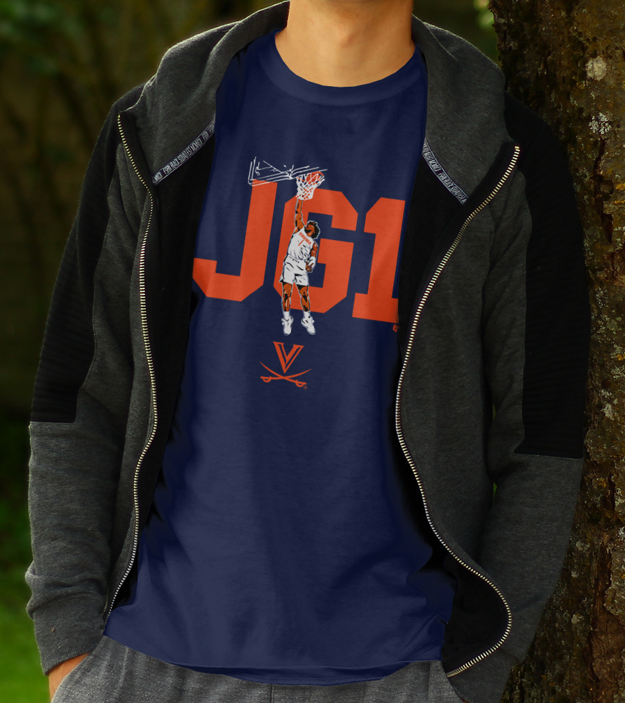 Virginia Basketball Jayden Gardner JG1 Dunk T-Shirt