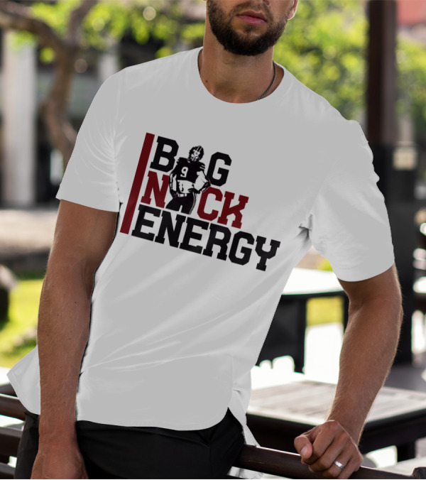 Big Nick Energy Nick Muse Football Number 9 Player T-Shirt