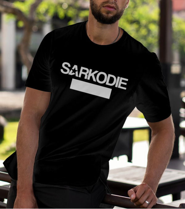 Sarkodie Star Logo Black White T-Shirt