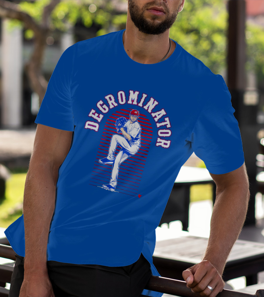 Degrominator Jacob DeGrom Baseball Pitching 48 T-Shirt