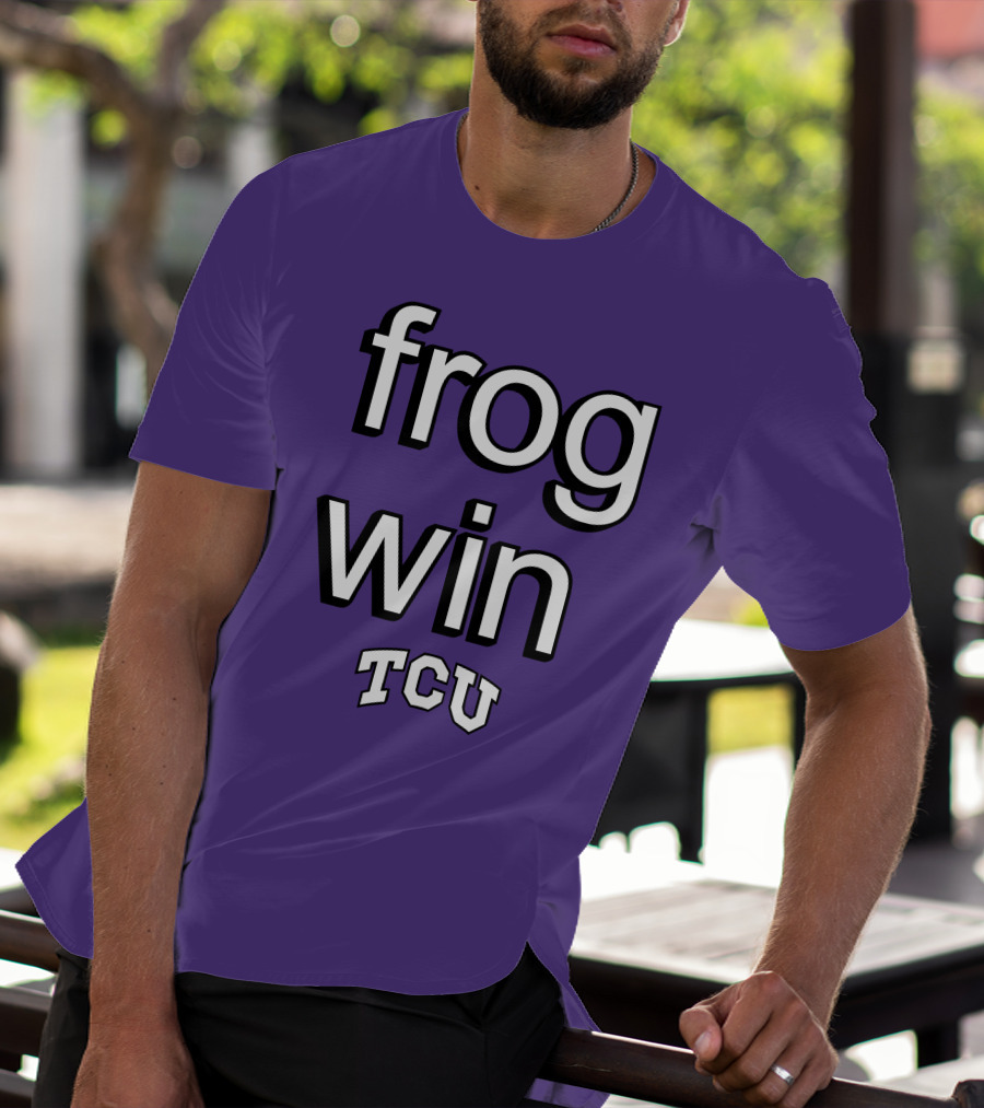 Frog Win TCU Football T-Shirt