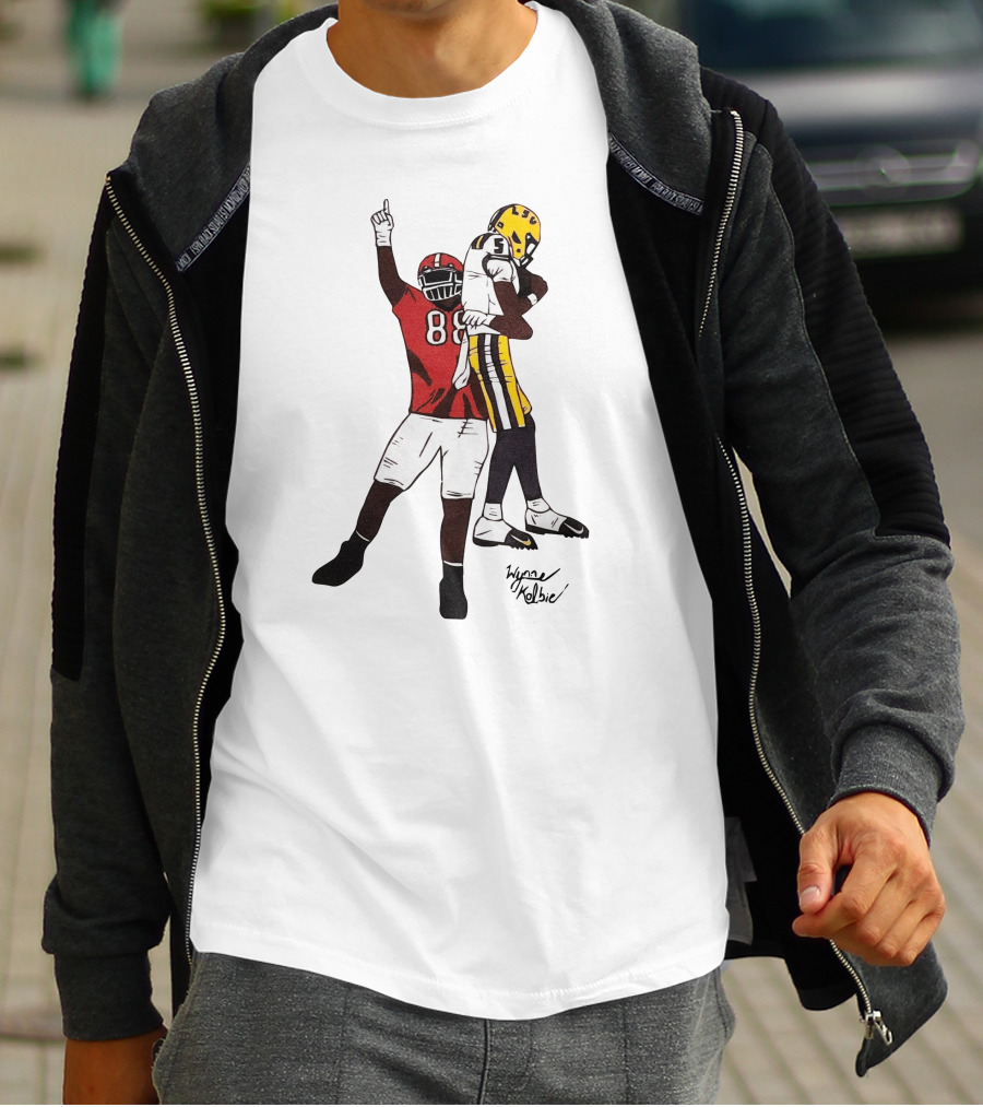 Go Dawgs Wynne Kolbie Football Celebration 88 T-Shirt