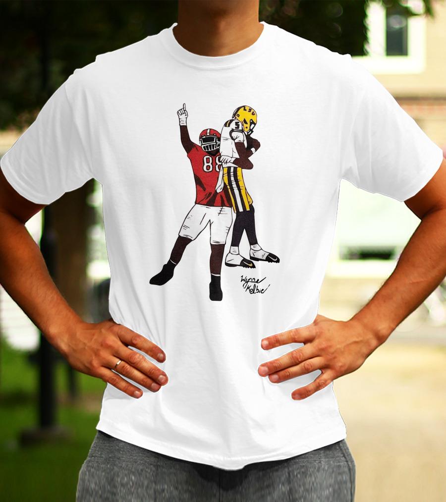 Go Dawgs Wynne Kolbie Football Celebration 88 T-Shirt