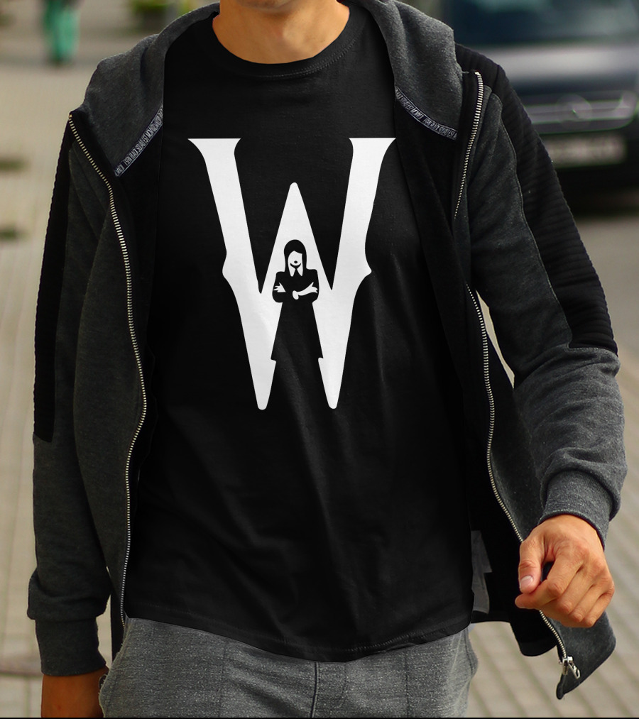 Wednesday Addams Nevermore Trending TV Series Iconic 'W' Logo T-Shirt